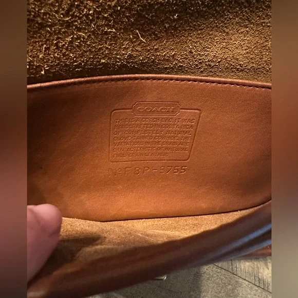 Vintage coach pocket purse British tan - Picture 7 of 10
